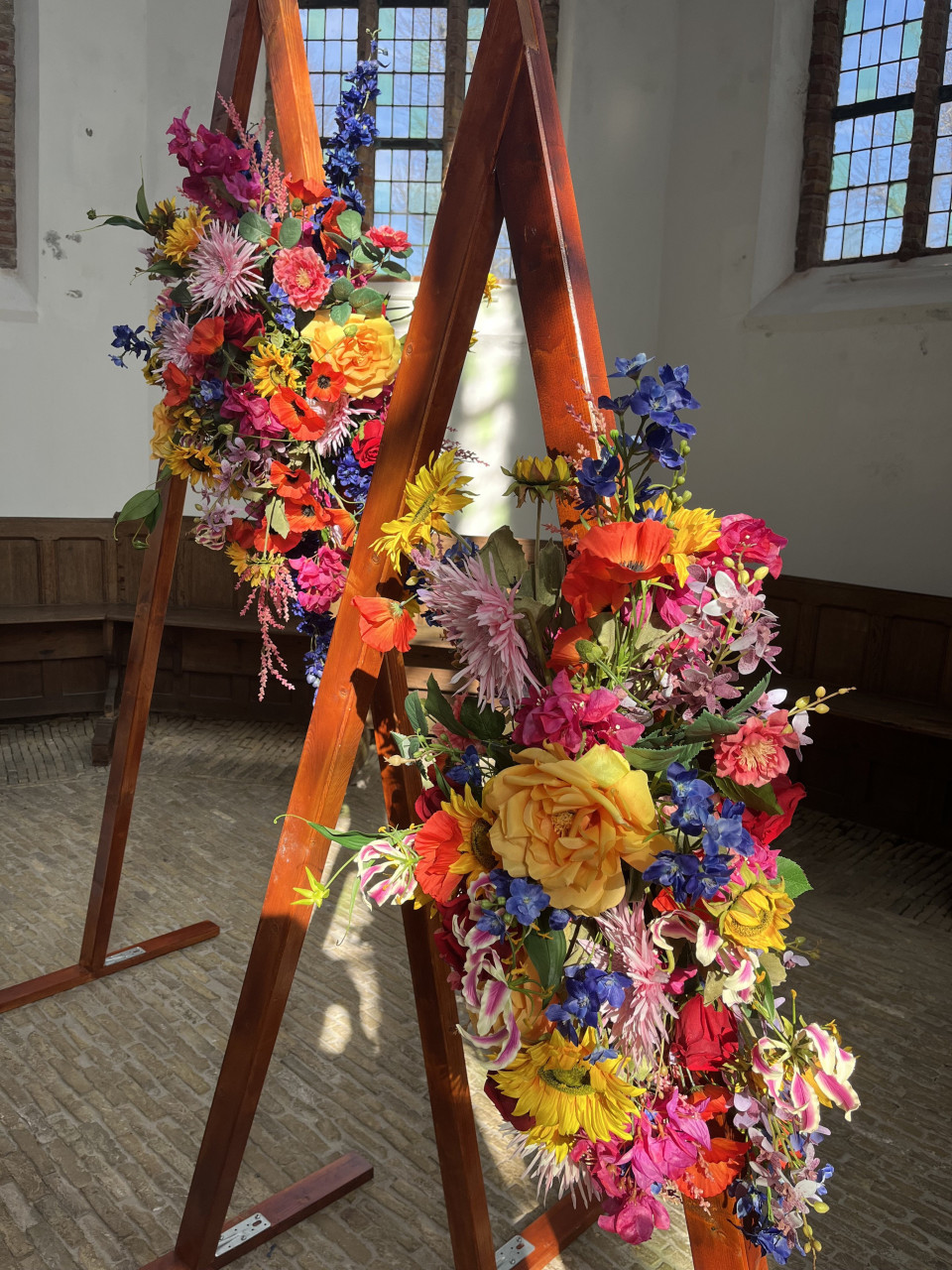 Bruidsboeket van Zijden Bloemen Service impressie 2