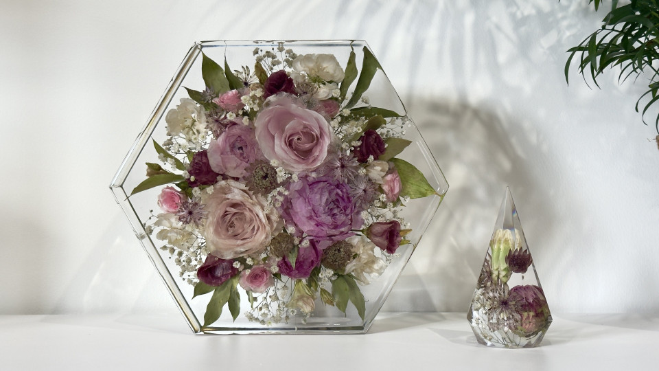 Bruidsboeket van Miibiza impressie