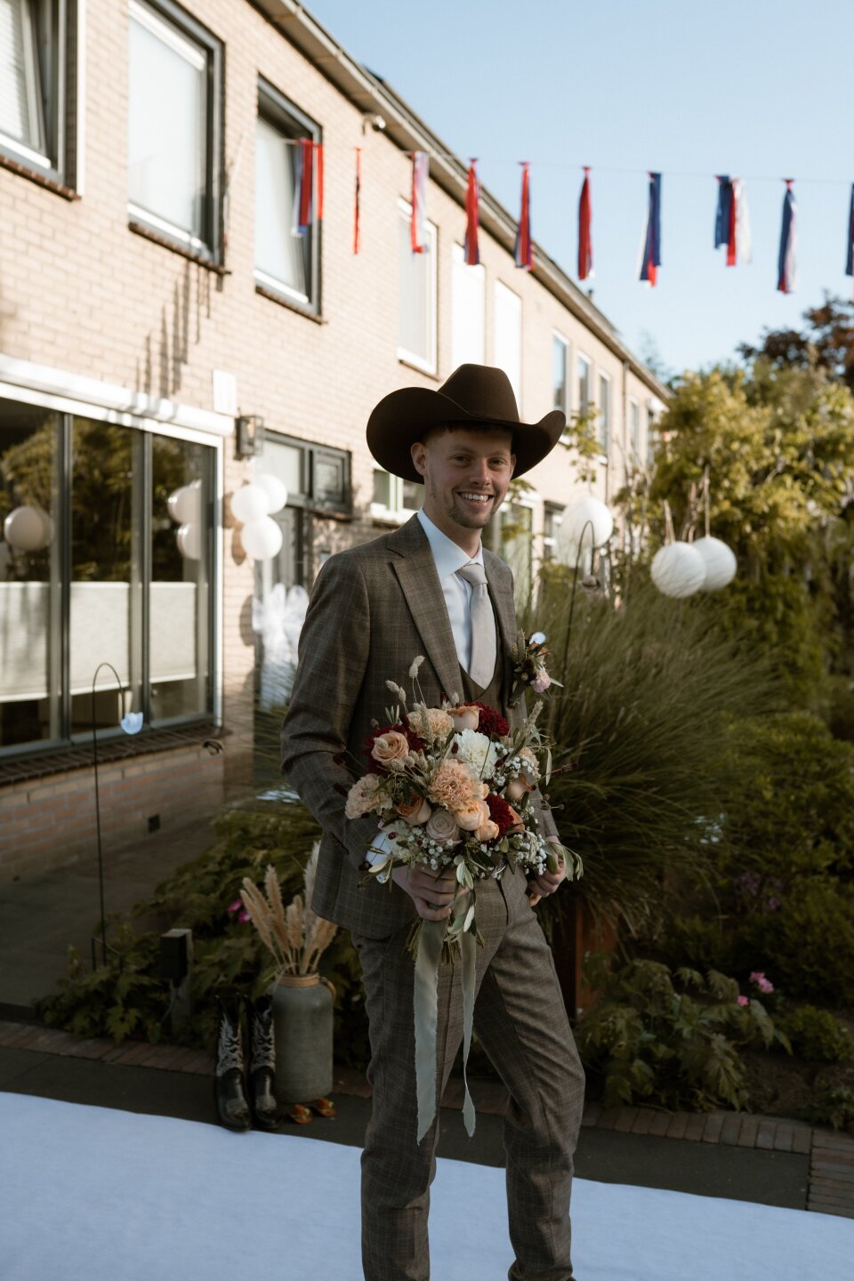 Trouwpak van Bossenbroek Man impressie
