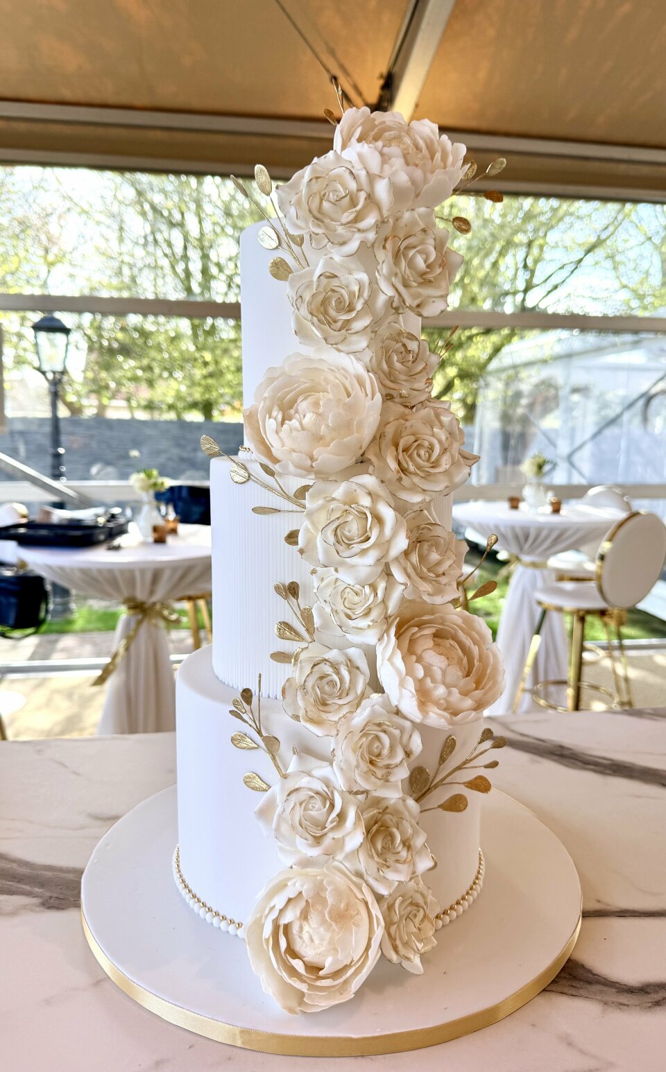Bruidstaart van Hannies Bakery impressie