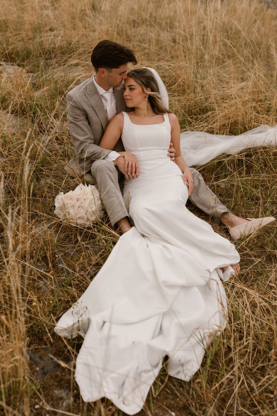 Trouwjurk van Sorelle il Bianco details
