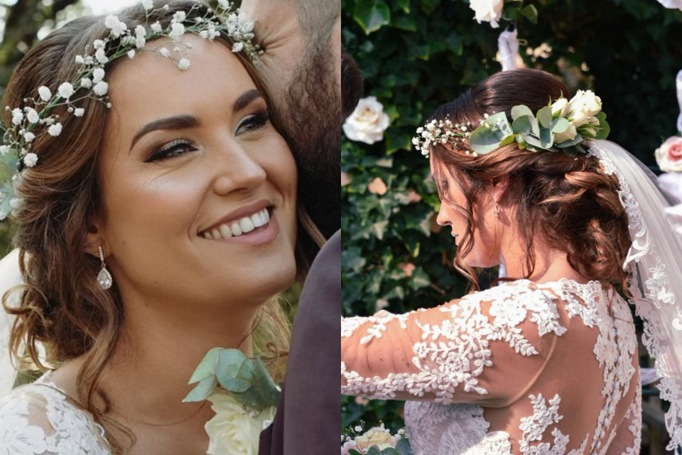 Bruidskapsel door Yente’s hair and beauty impressie 