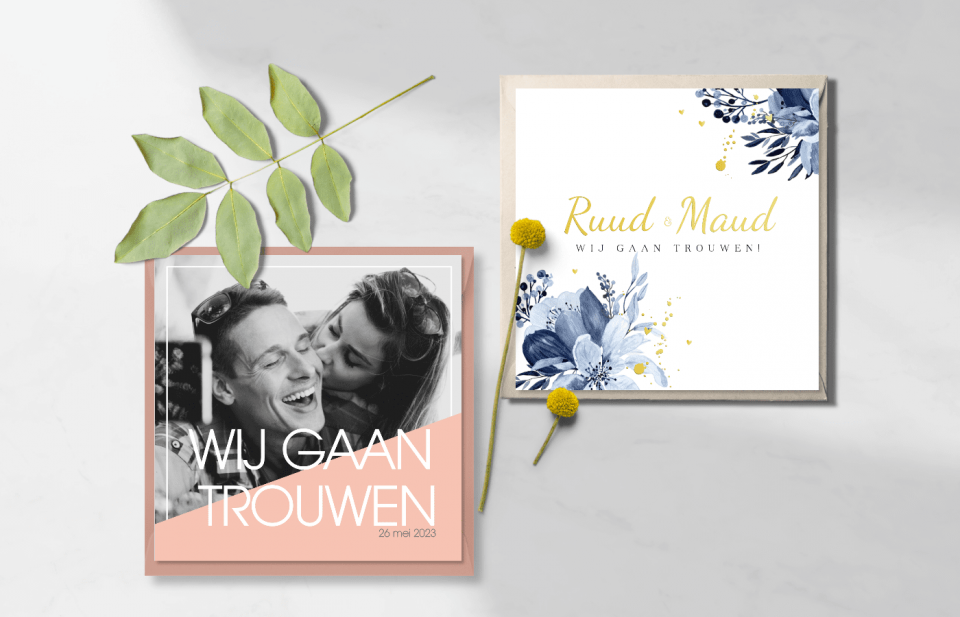 Trouwkaarten bestellen bij MyCards.nl