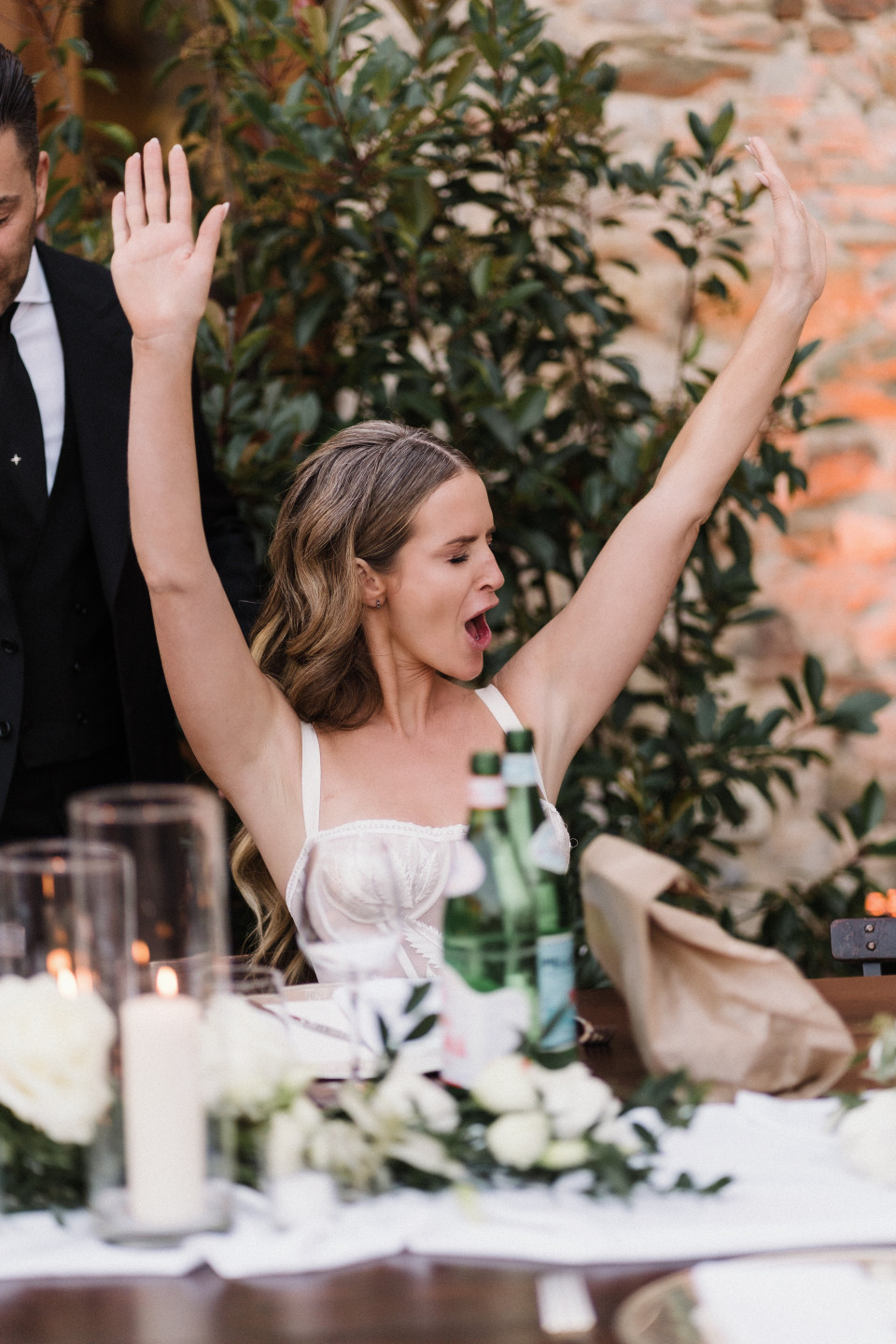 bruiloftsreceptie in Toscane