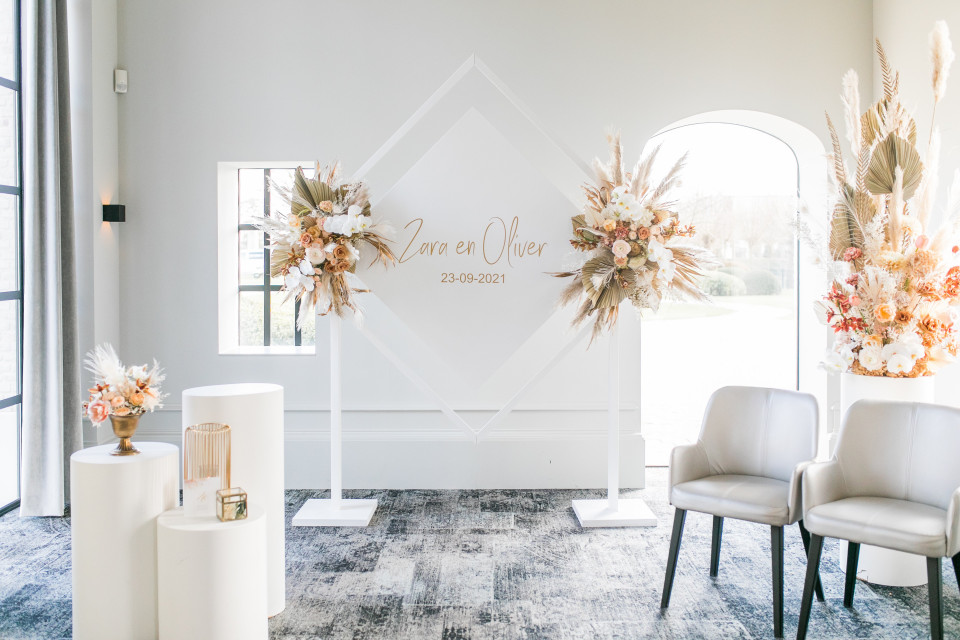 Bruidsboeket van Let Love Blossom overzicht