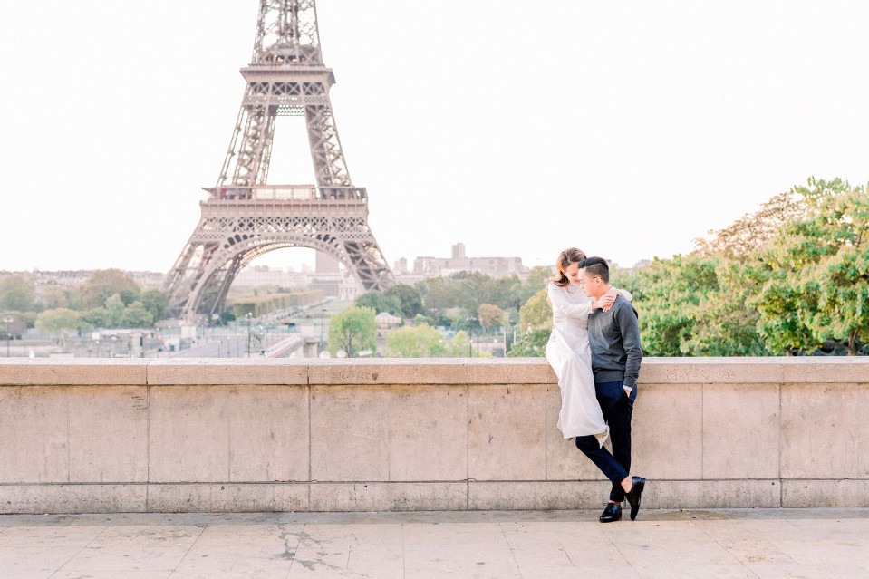 Parijse verlovingssessie