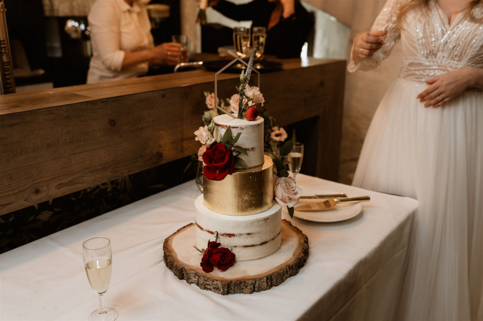 Bruidstaart van Georgie&#039;s Cakes details