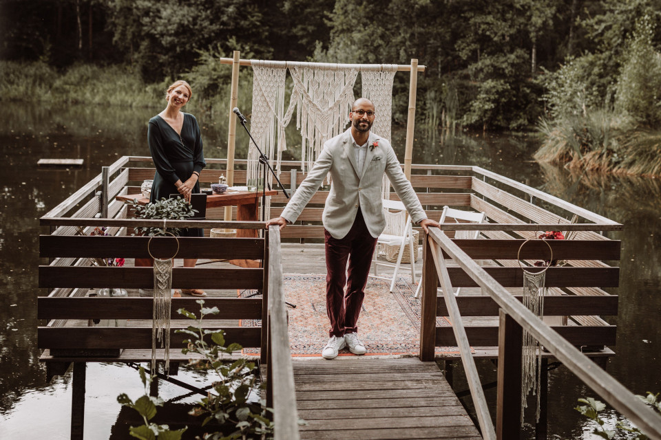 Orientalisch angehauchte Trauung