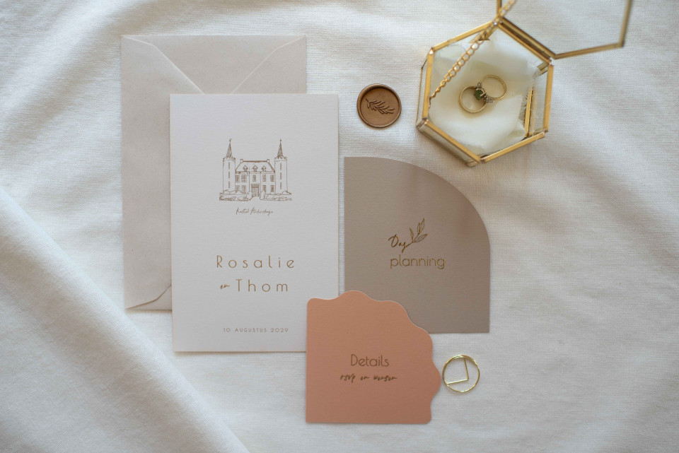 Trouwkaarten van Studio Dijs overzicht