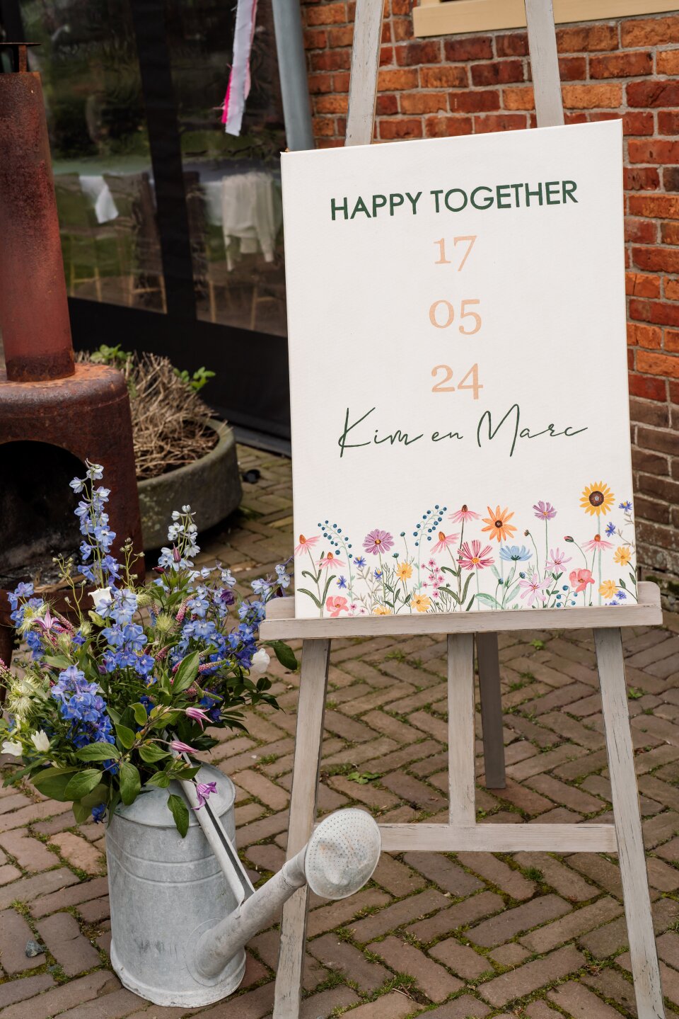 Bruidsboeket van Bloemstylist Miranda impressie