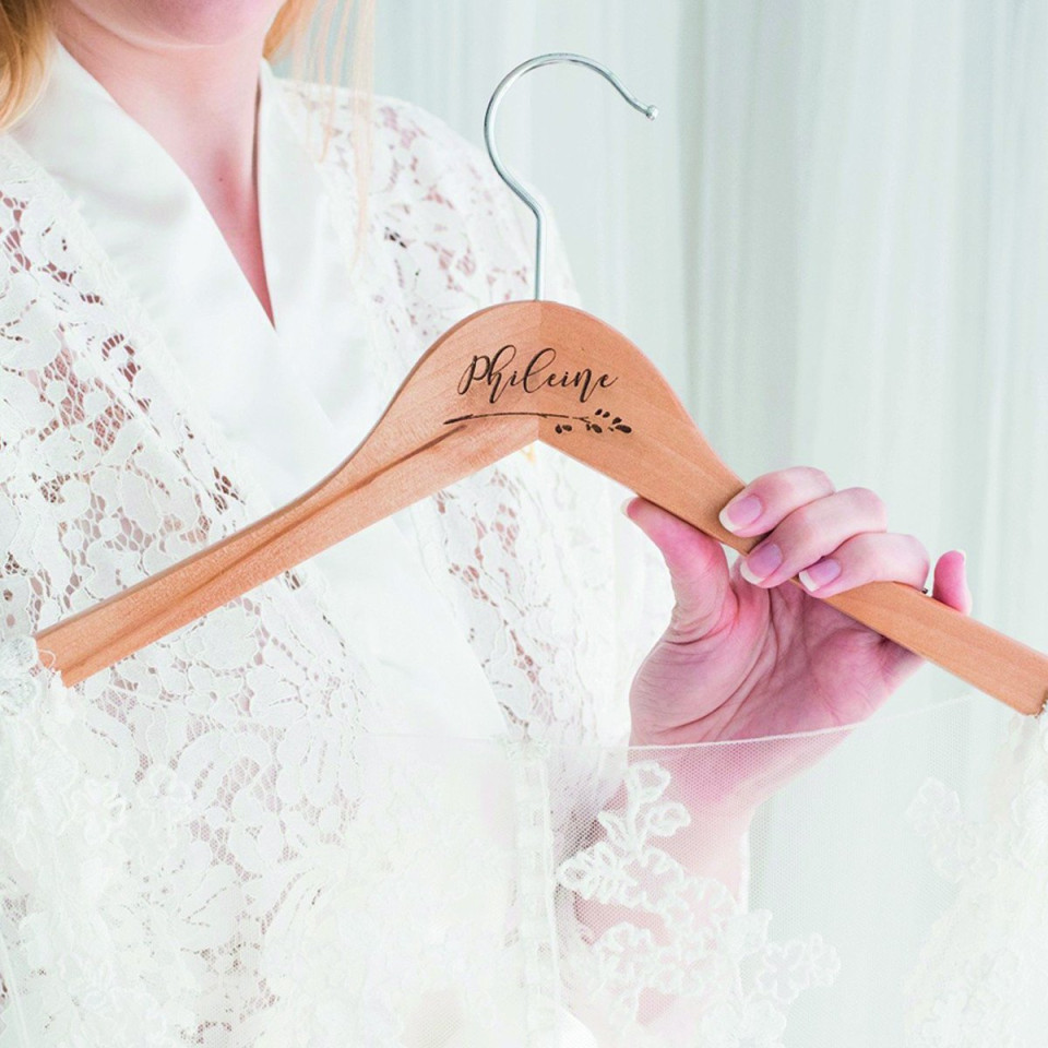gepersonaliseerde trouwhanger - bruidsmeisjes trouwjurkhanger - trouwjurkhanger