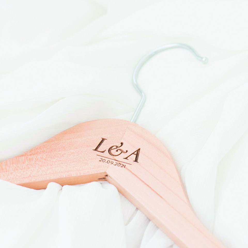 gepersonaliseerde trouwhanger