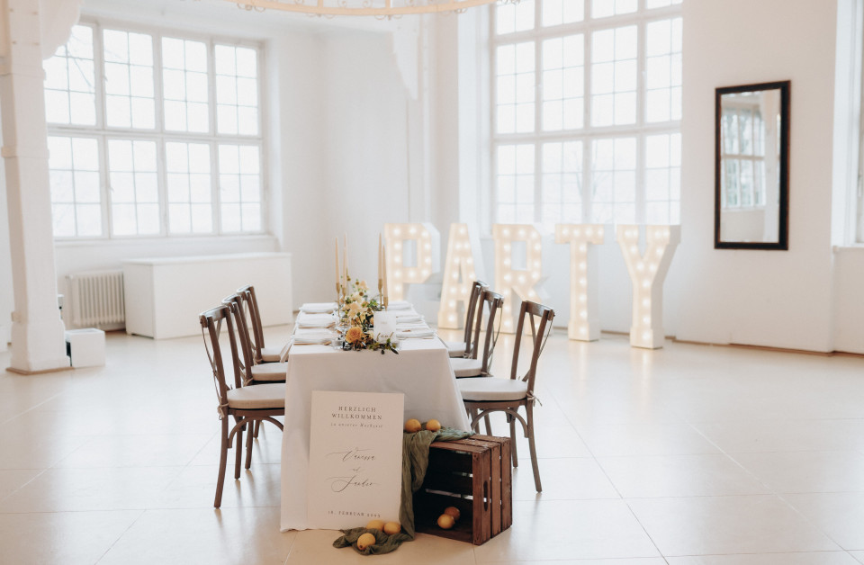 Italien inspirierte Tischdekoration