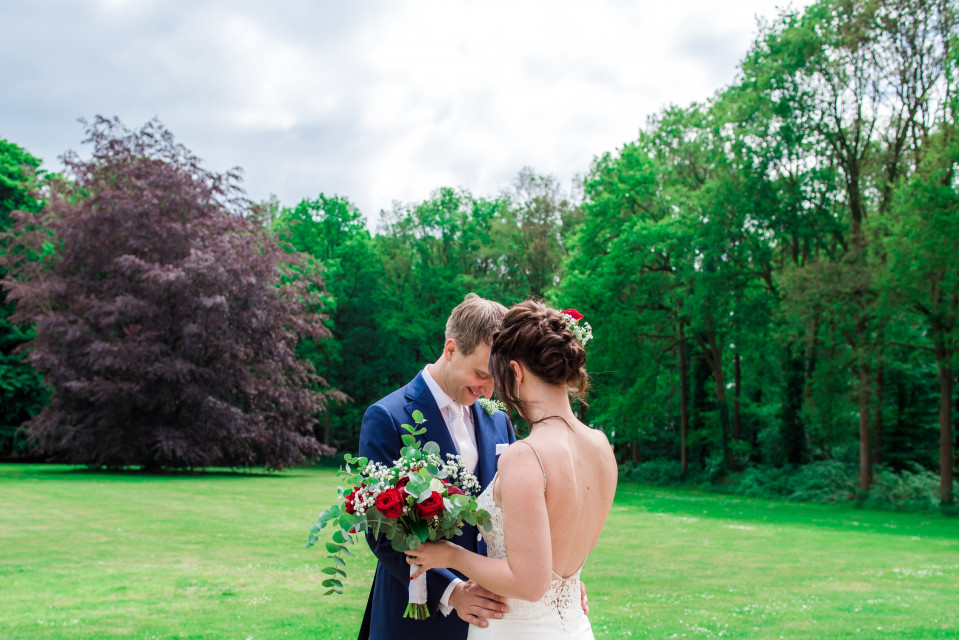 trouwfotografie in het park