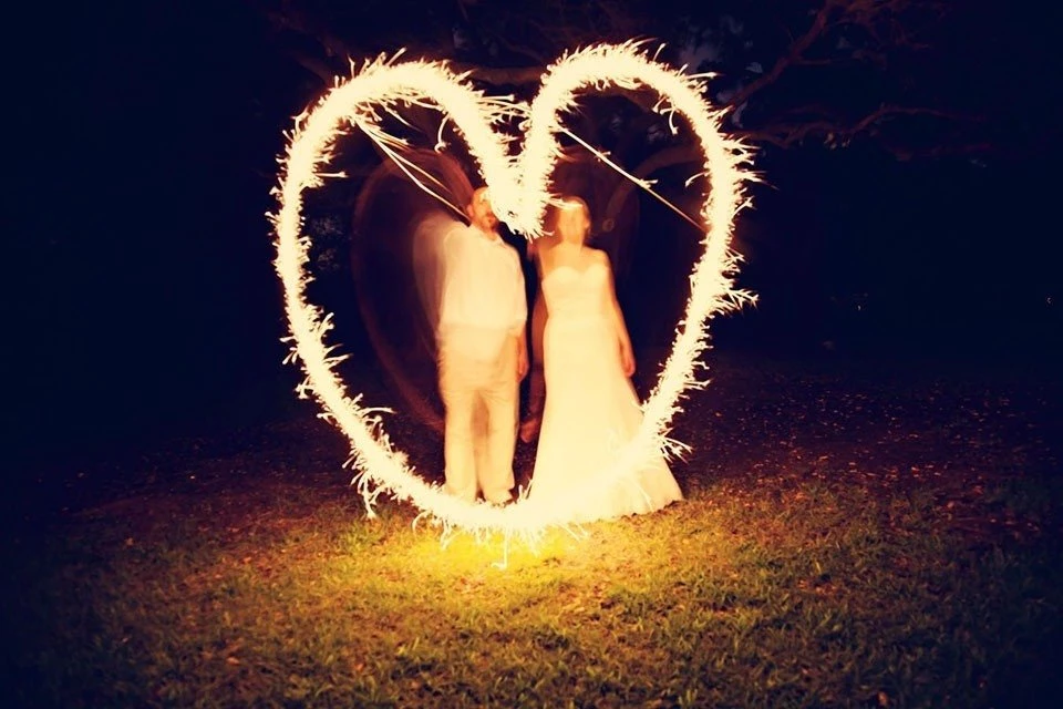 Tip je trouwfotograaf: light writing op je bruiloft