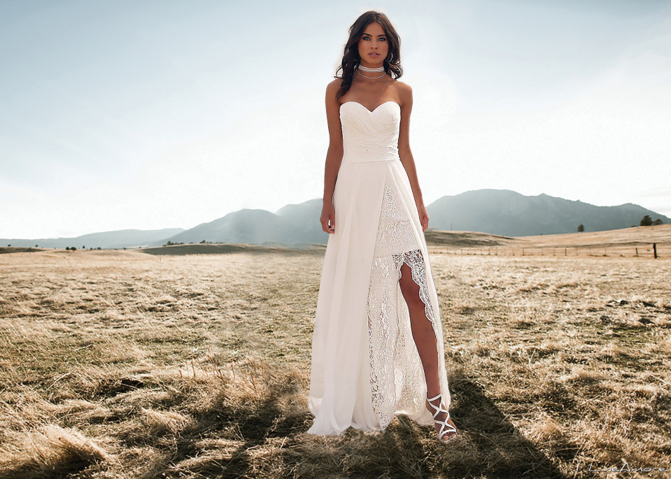 Trouwjurk van Bruidsboutique Mari Anna impressie 3