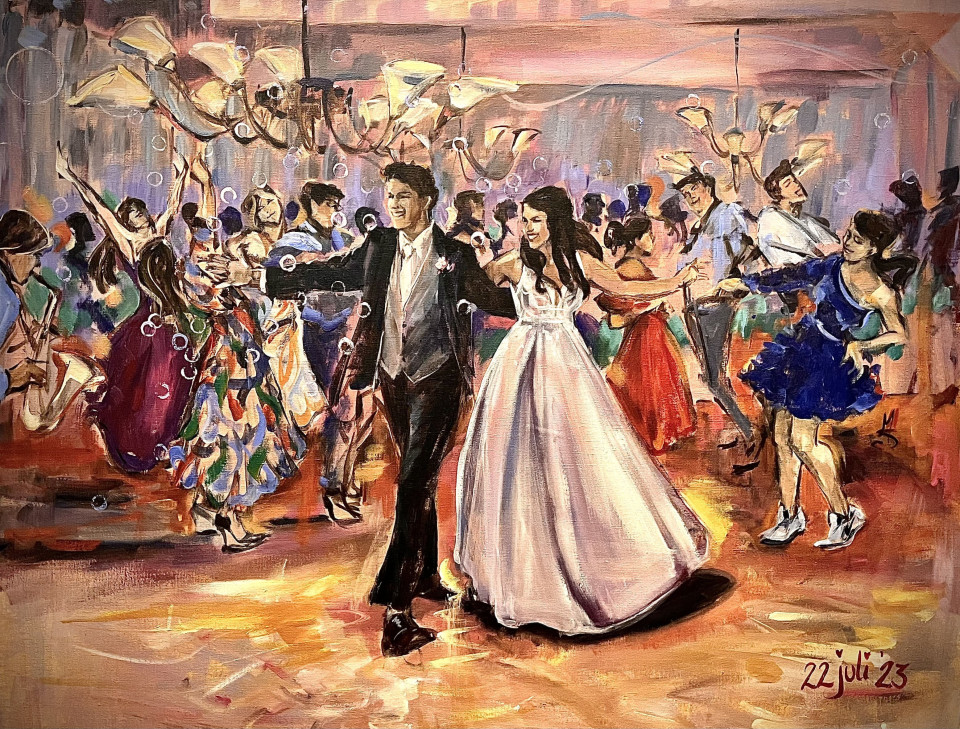 Entertainment van Live Paint impressie 