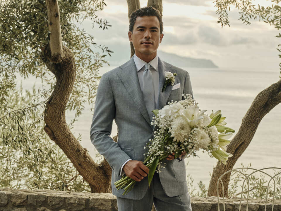 Trouwpak van The AM House Rotterdam details