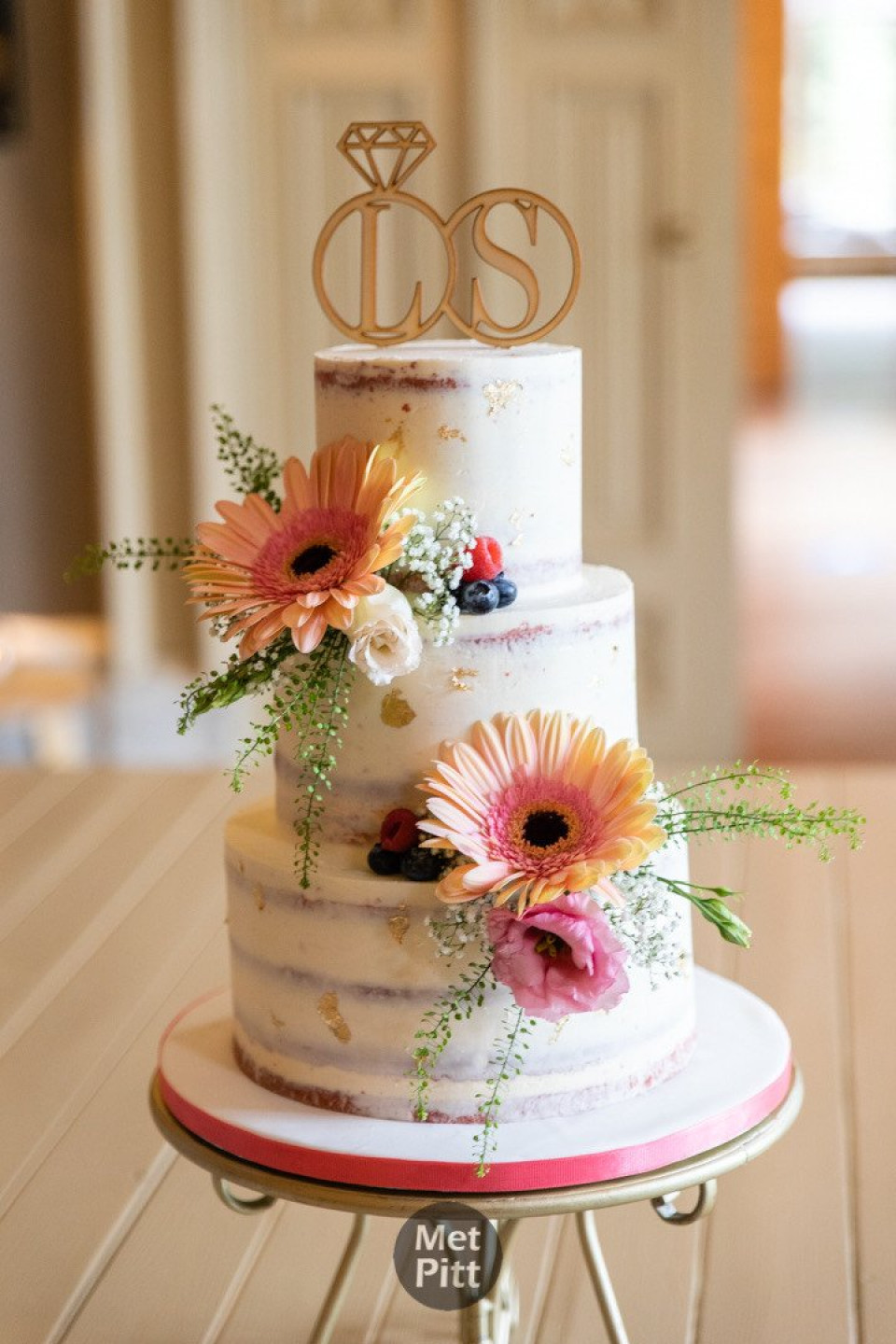 Bruidstaart van We Love Cakes details