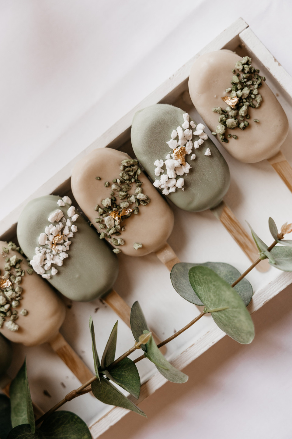 Bruidstaart van Boter/Bloem details
