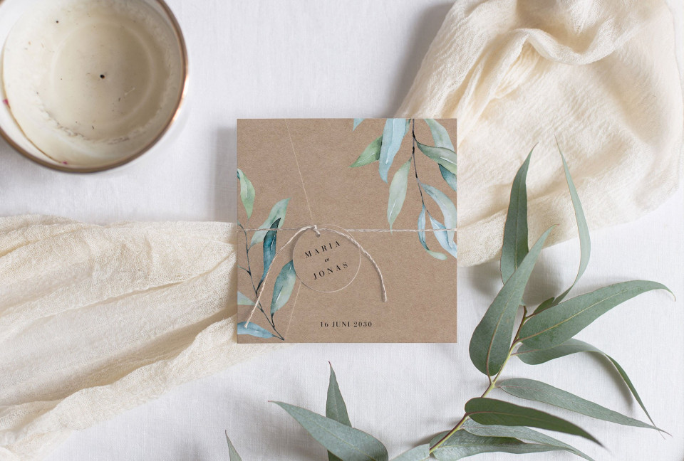 eucalyptus trouwstationery