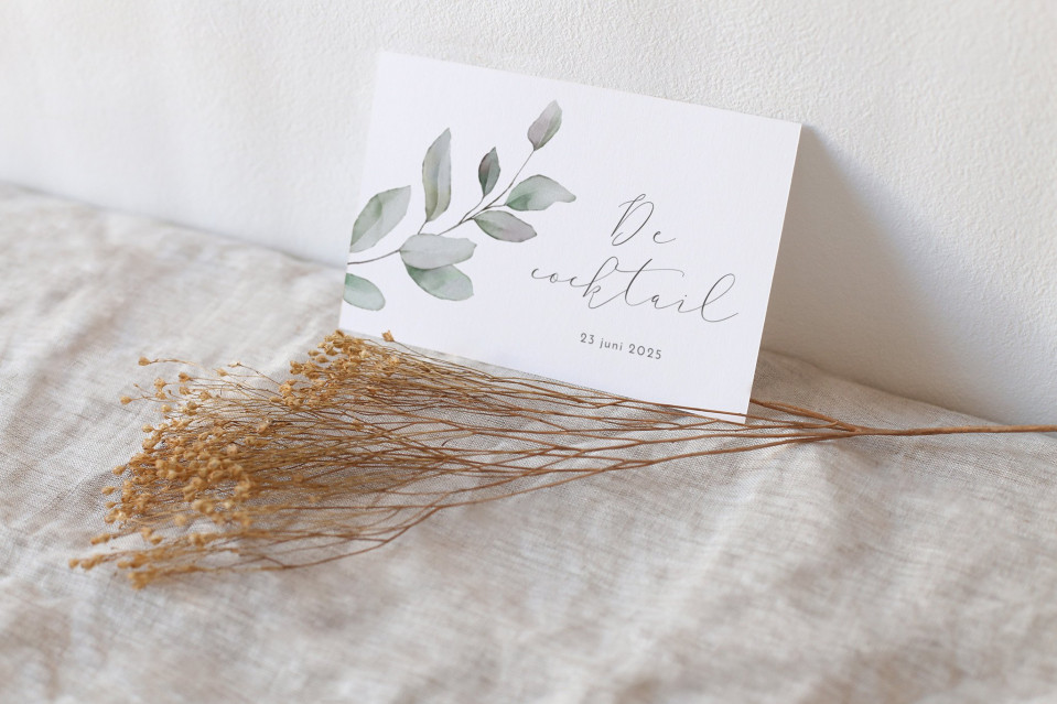 trouwuitnodiging - Dr. Eucalyptus