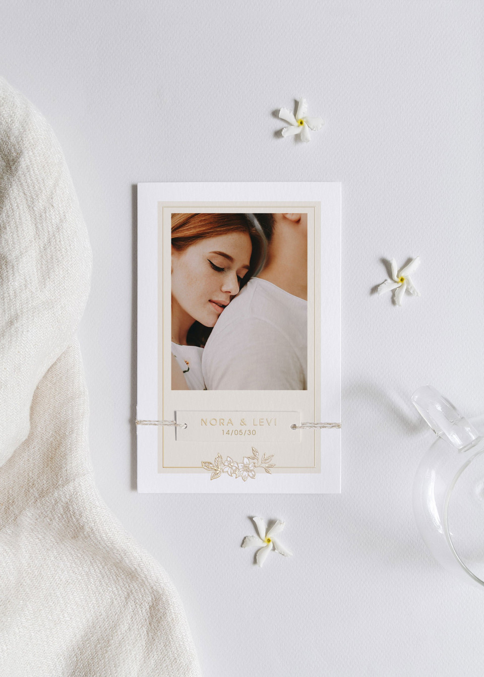 save the date kaart mockup