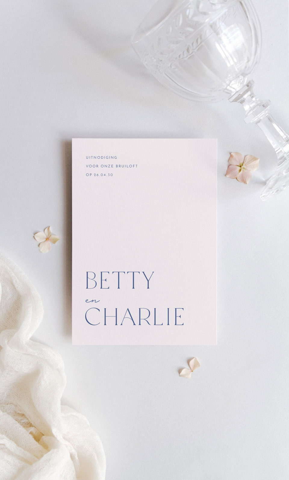 Betty Charlie trouwstationery