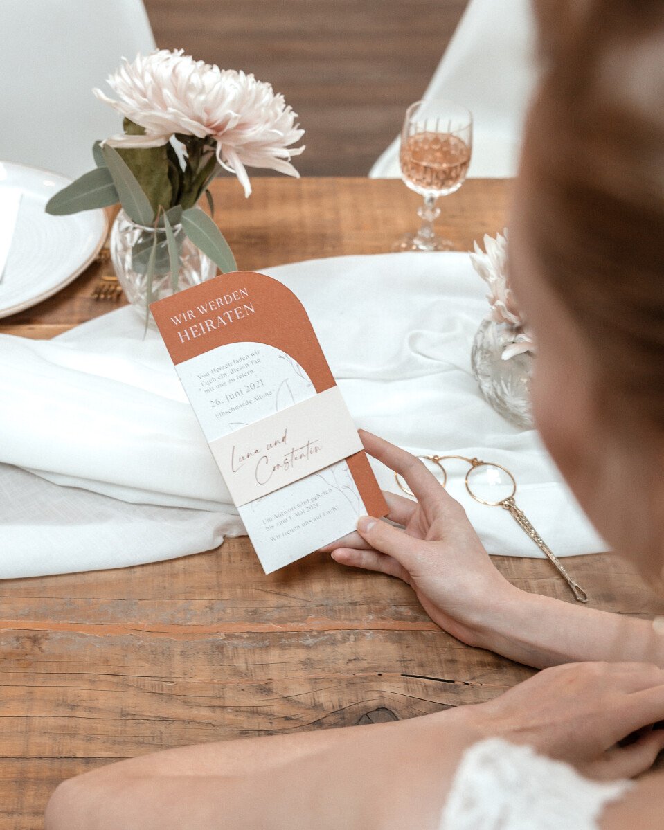 Moderne Einladungs- und Dankeskarten