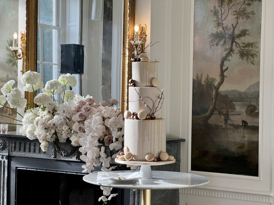Bruidstaart van Bellaria Cake Design impressie 