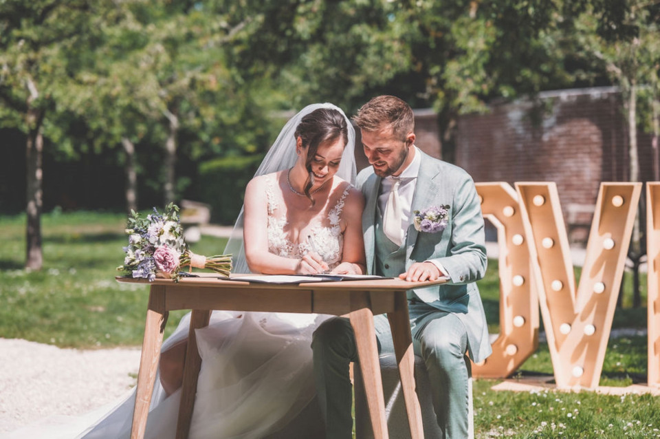 Bruidsboeket van meijnschikthet overzicht