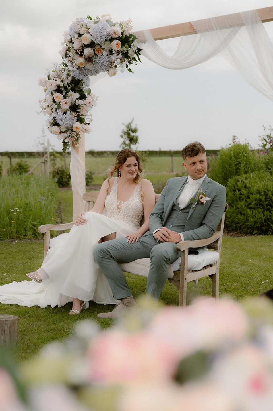 Bruidsboeket van Zijden Bloemen Service details