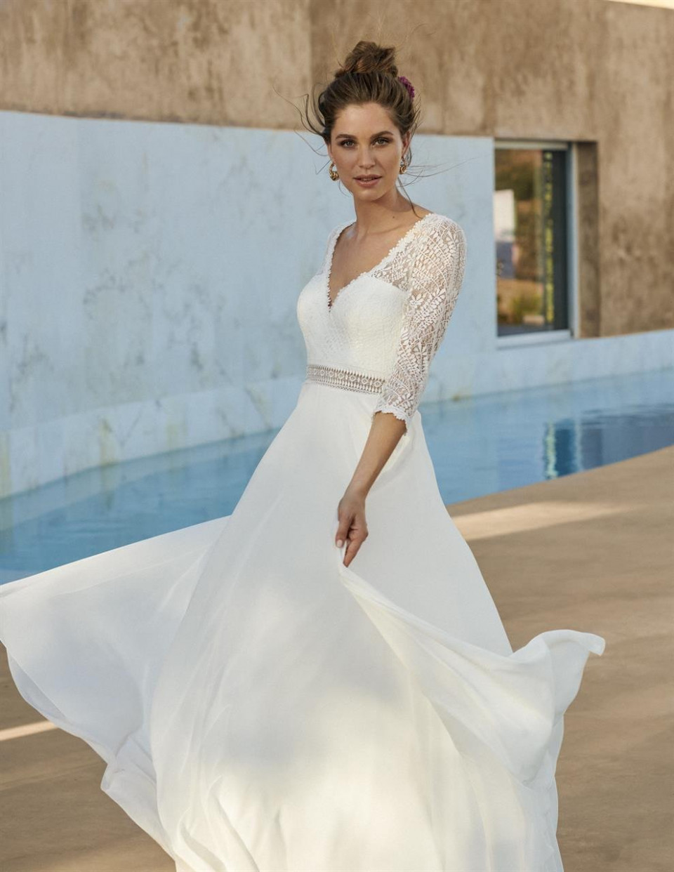 Trouwjurk van Calesco Couture impressie 4