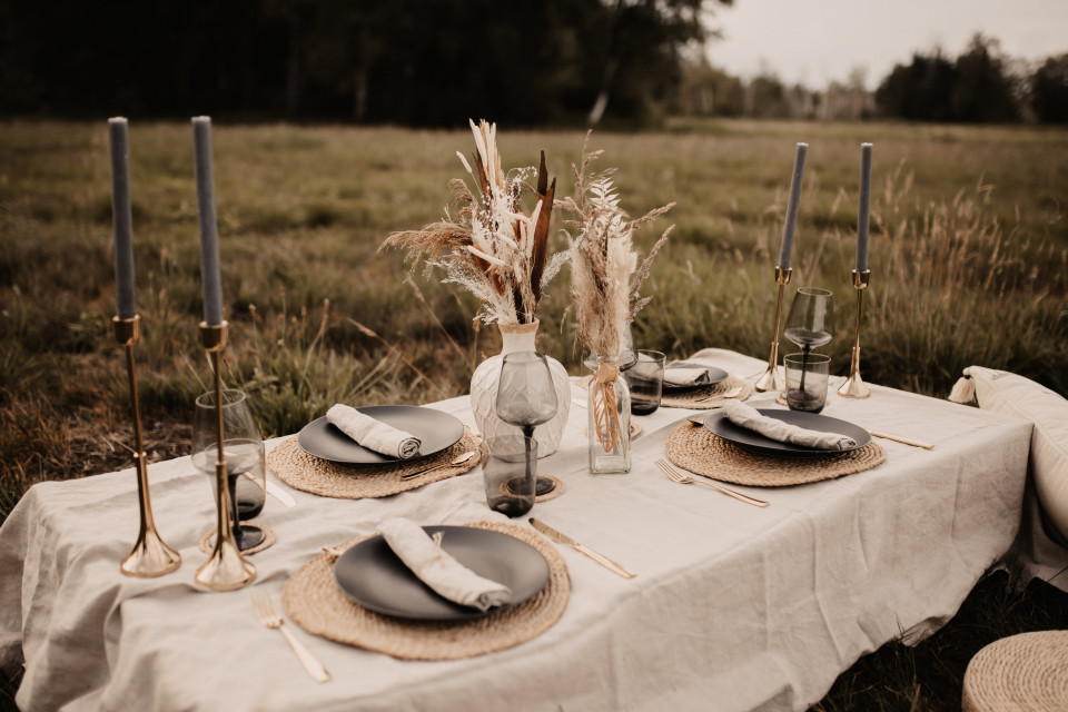 Vintage Tischdekoration