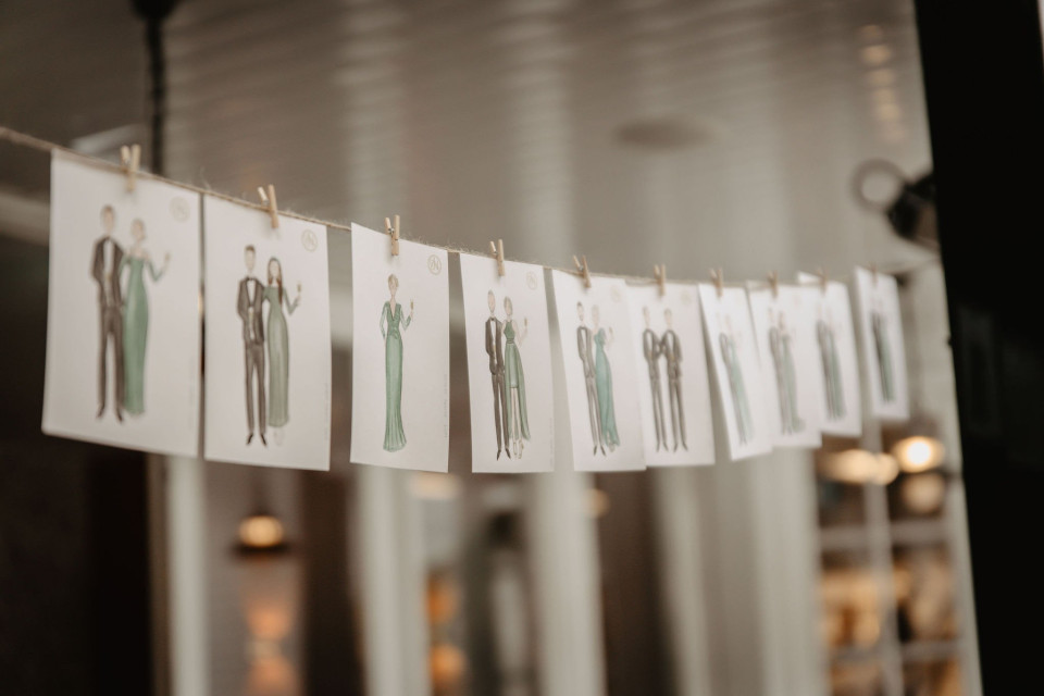 Live illustraties die gasten omtoveren tot mini kunstwerkjes