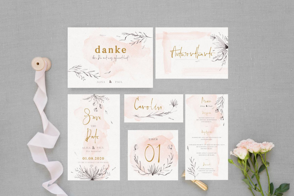 Trouwkaarten van Beewedded impressie 3