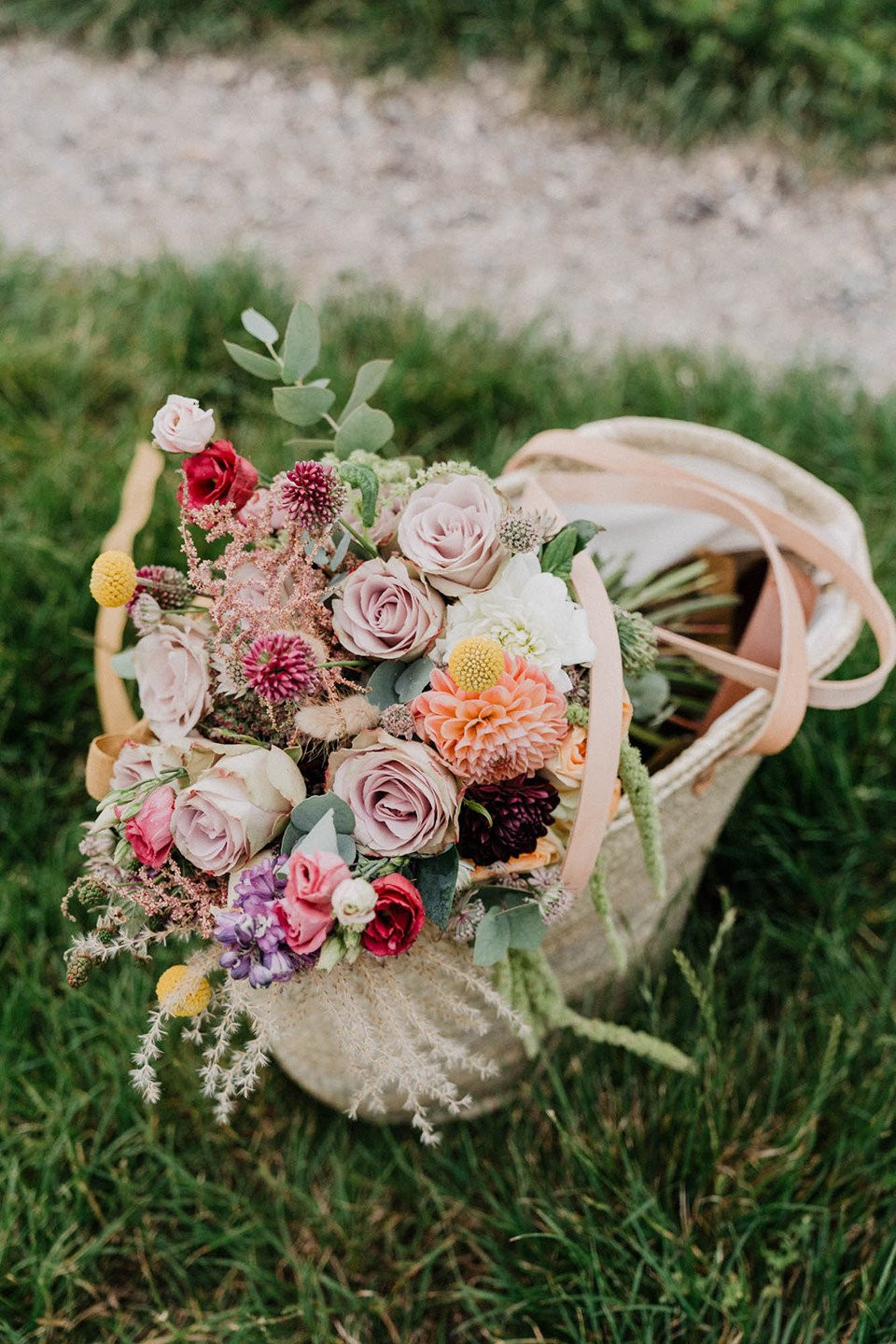 Wilder Strauß als Brautstrauß
