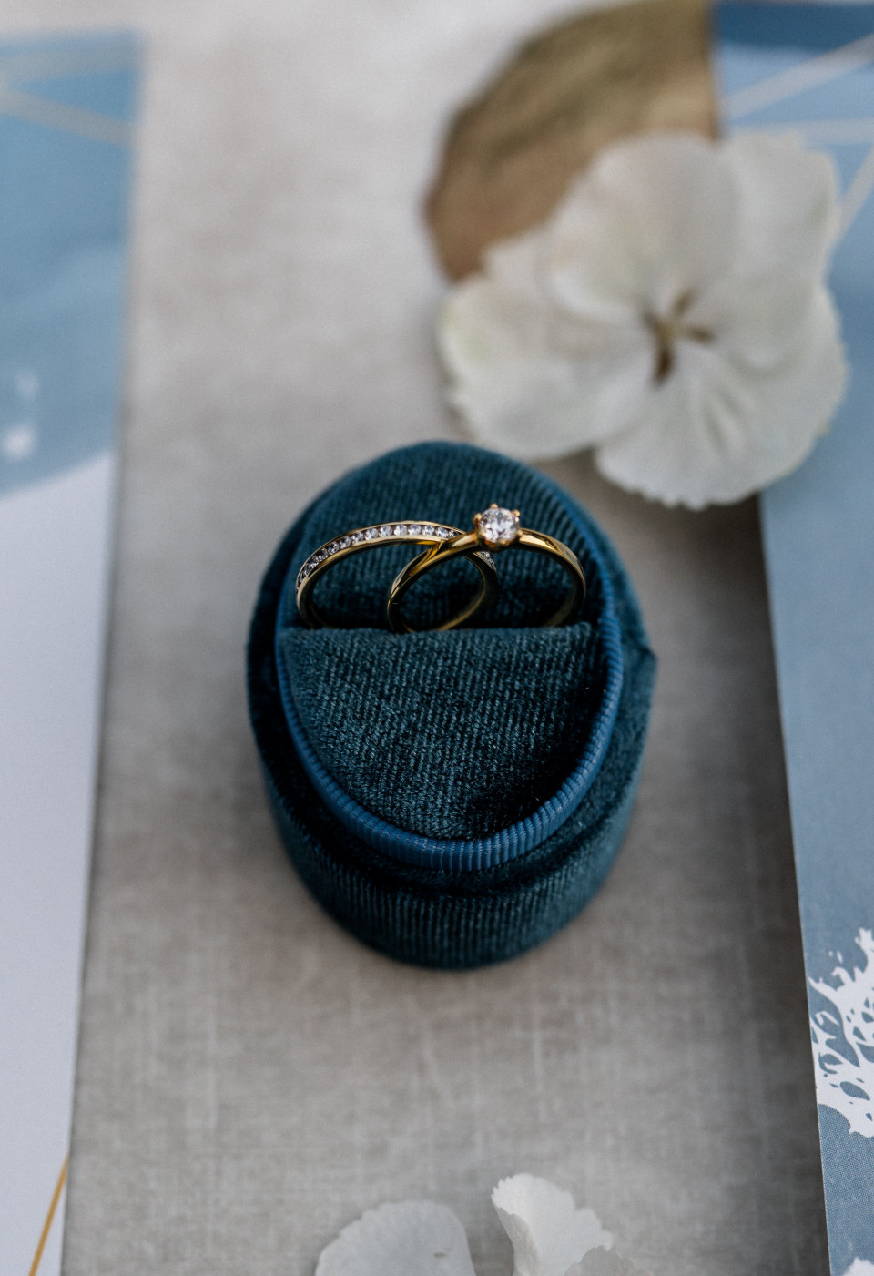 Romantische Trauringe