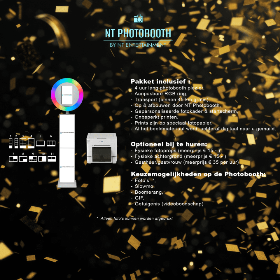 Entertainment van NT Photobooth impressie 2