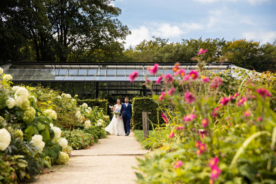trouwfotografie in de botanische tuinen
