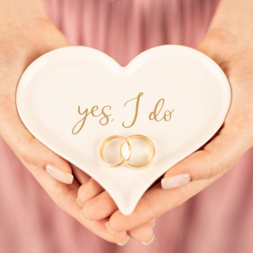 Porzellanringschale Ja, ich will