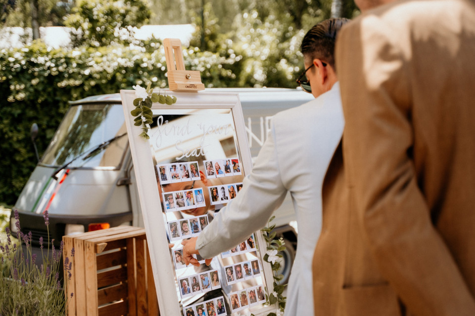 Tafelindeling met foto's