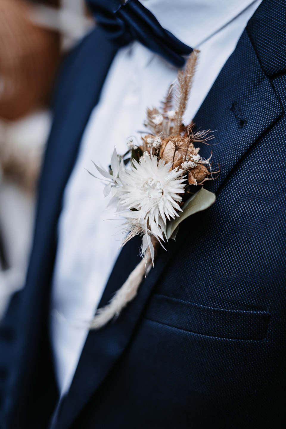 Blumenanstecker für den Bräutigam