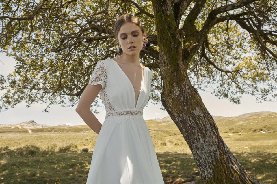 Trouwjurk van Calesco Couture impressie 