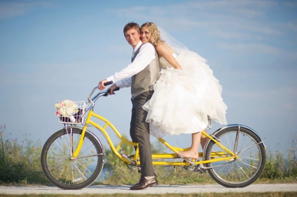 Met de fiets naar jullie bruiloft