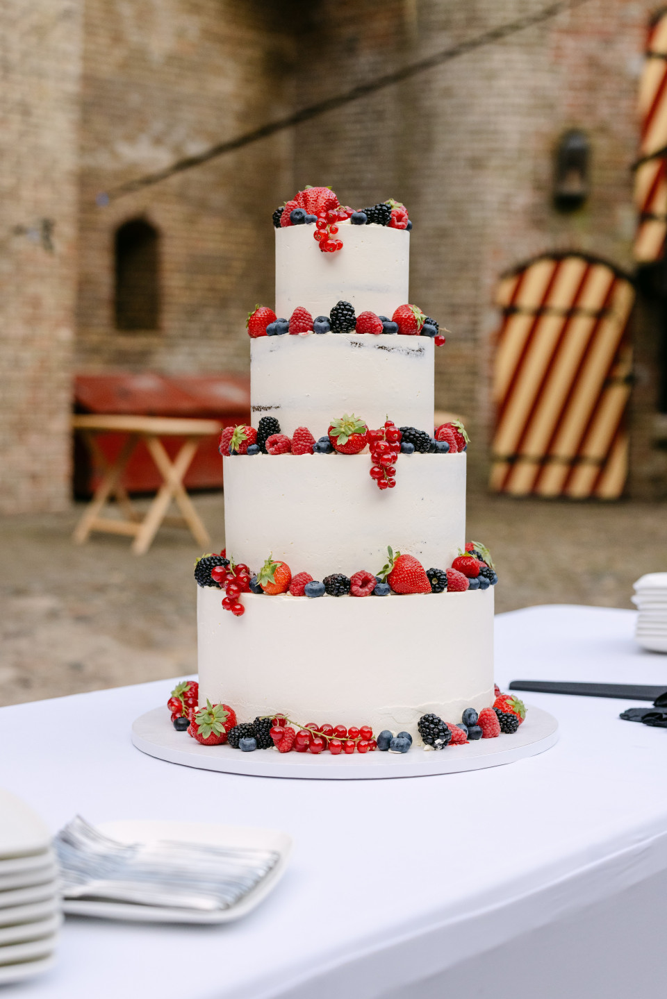Bruidstaart van Sugarlips Cakes impressie 4