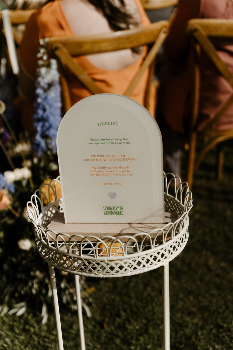 bruiloftsceremonietafel