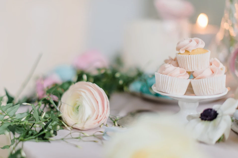 Ideeën voor cupcakes versieren voor de bruiloft