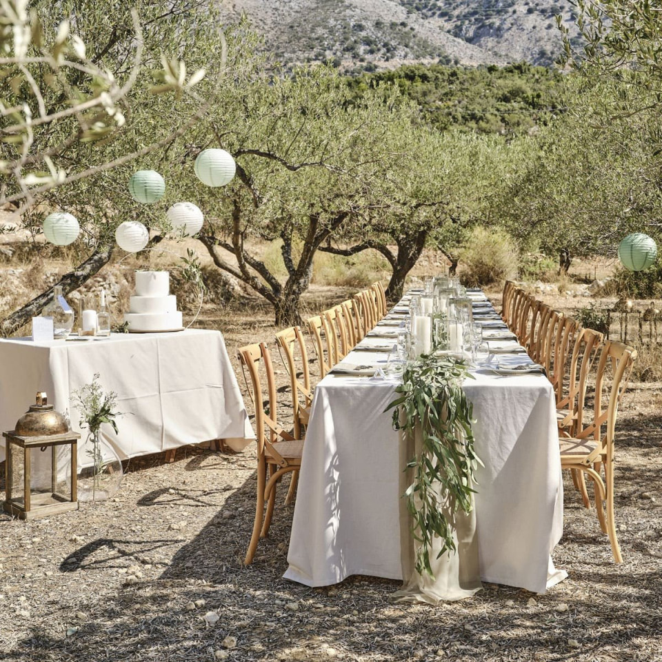 Laterne Mix weiß & Salbei Salbei Hochzeit Ginger Ray