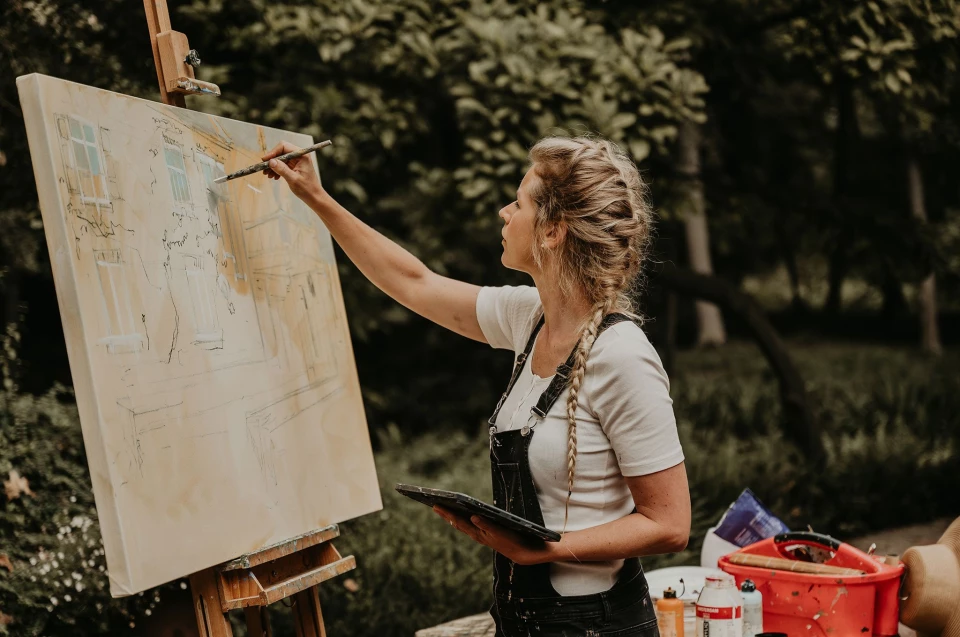 Live paint bruiloft | Een schilderij van jullie bruiloft!